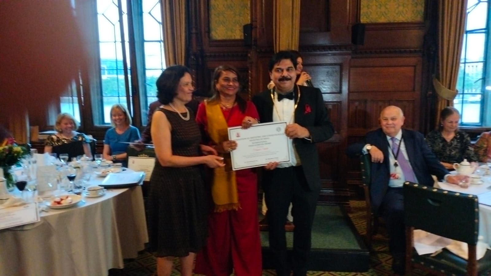 Palace of Westminster House of Commons Award Presentation